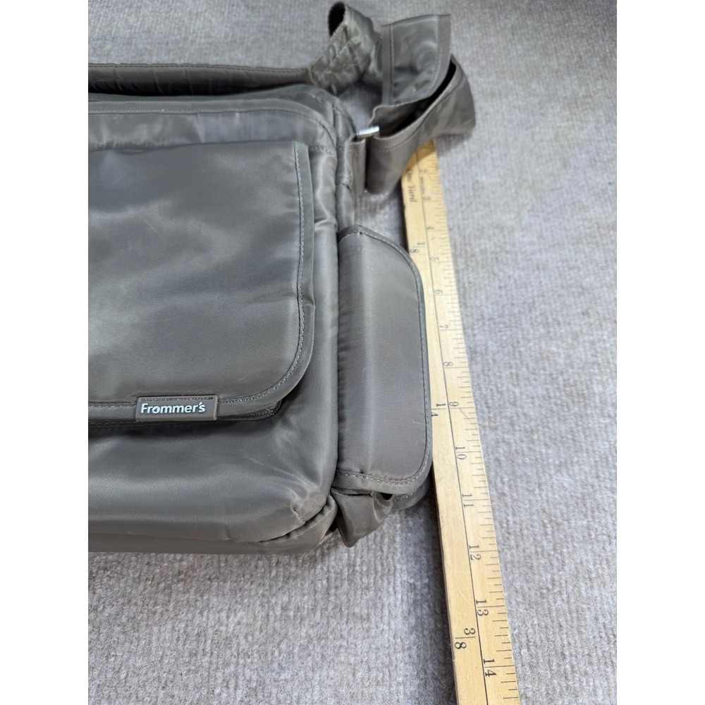 Frommer's by Lug‎ Gray Nylon Crossbody Travel Messenger Bag 0340-A - Picture 7 of 9